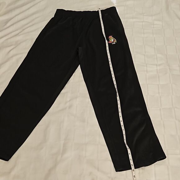 NHL Men's Hockey Ottawa Senators Logo Sweatpants Small Black - Picture 8 of 16